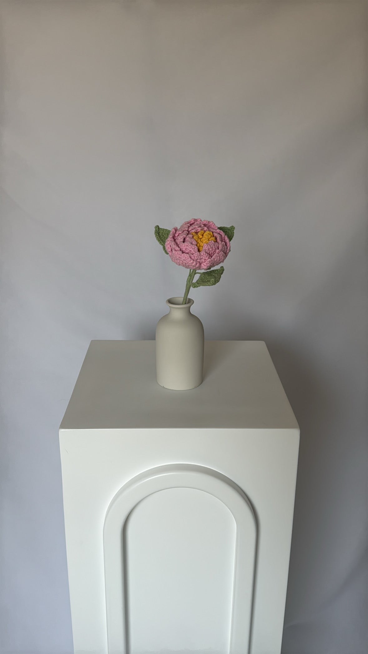 rosy pink peony